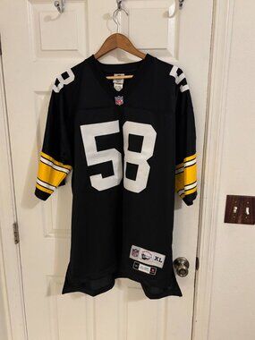 #58 Jack Lambert Reebok Throwbacks Series Jersey XL